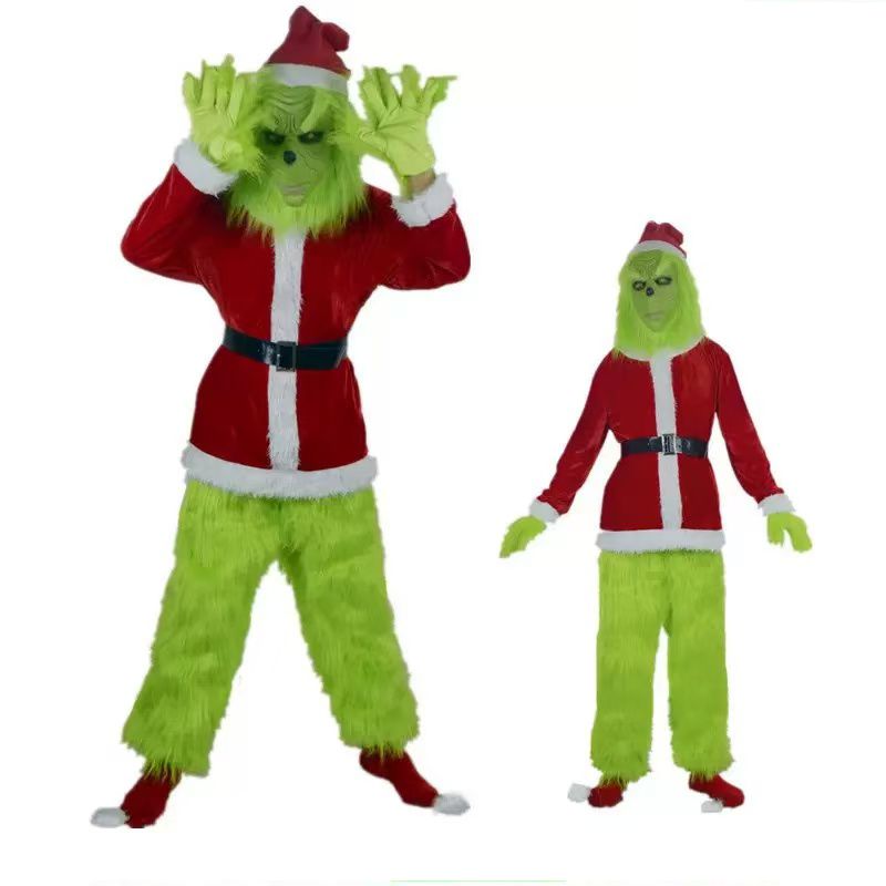 Santa Hat Plush - Feliz Navidad, disfraces de Grinch, disfraz