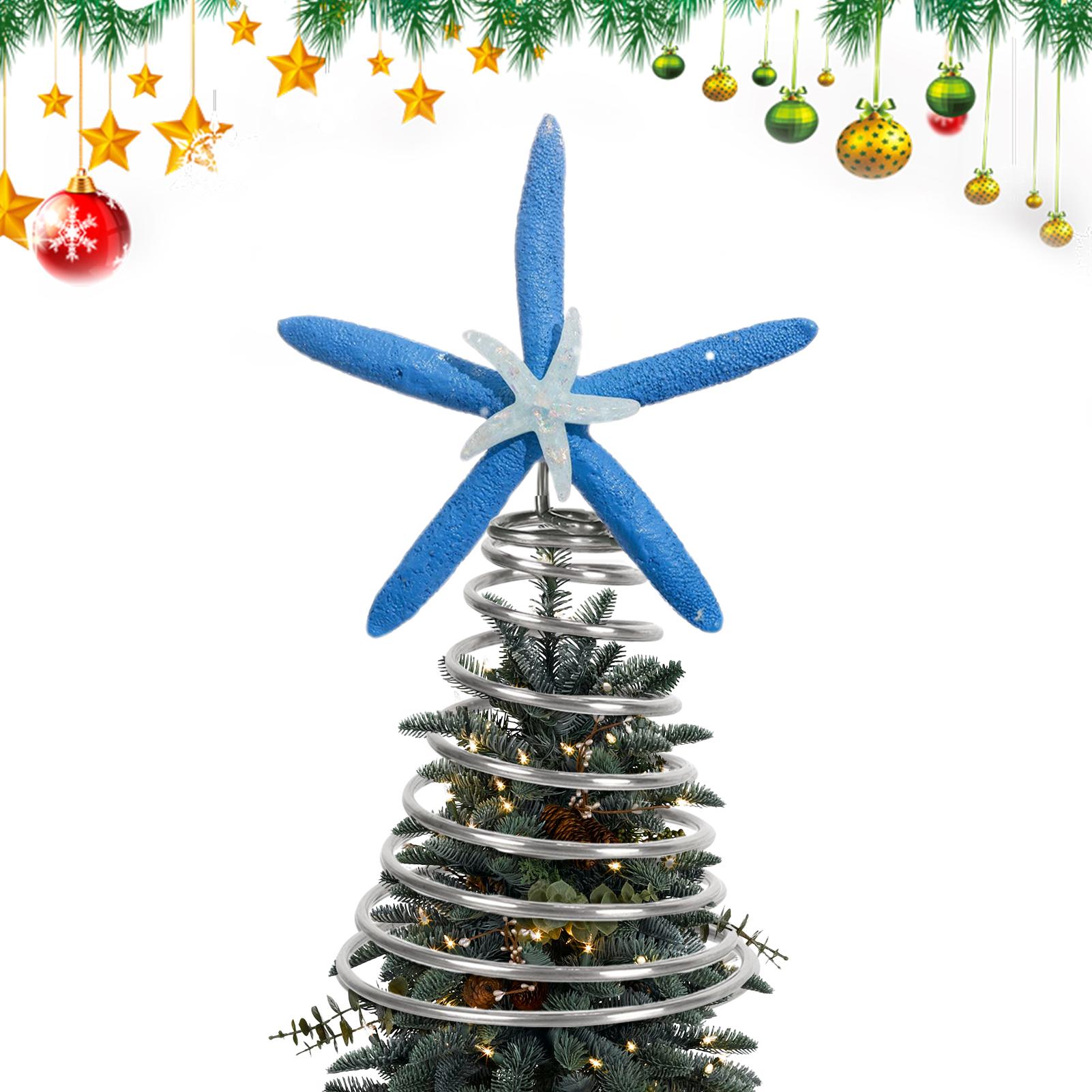 Star Tree Topper - Adorno para árbol de Navidad, estrella,