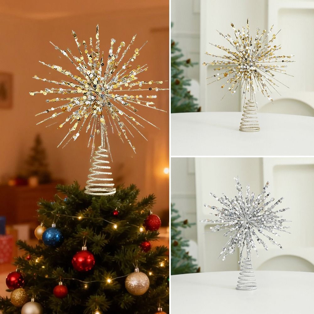 Adorno de estrella para árbol  - Star Tree Topper reseña y precio