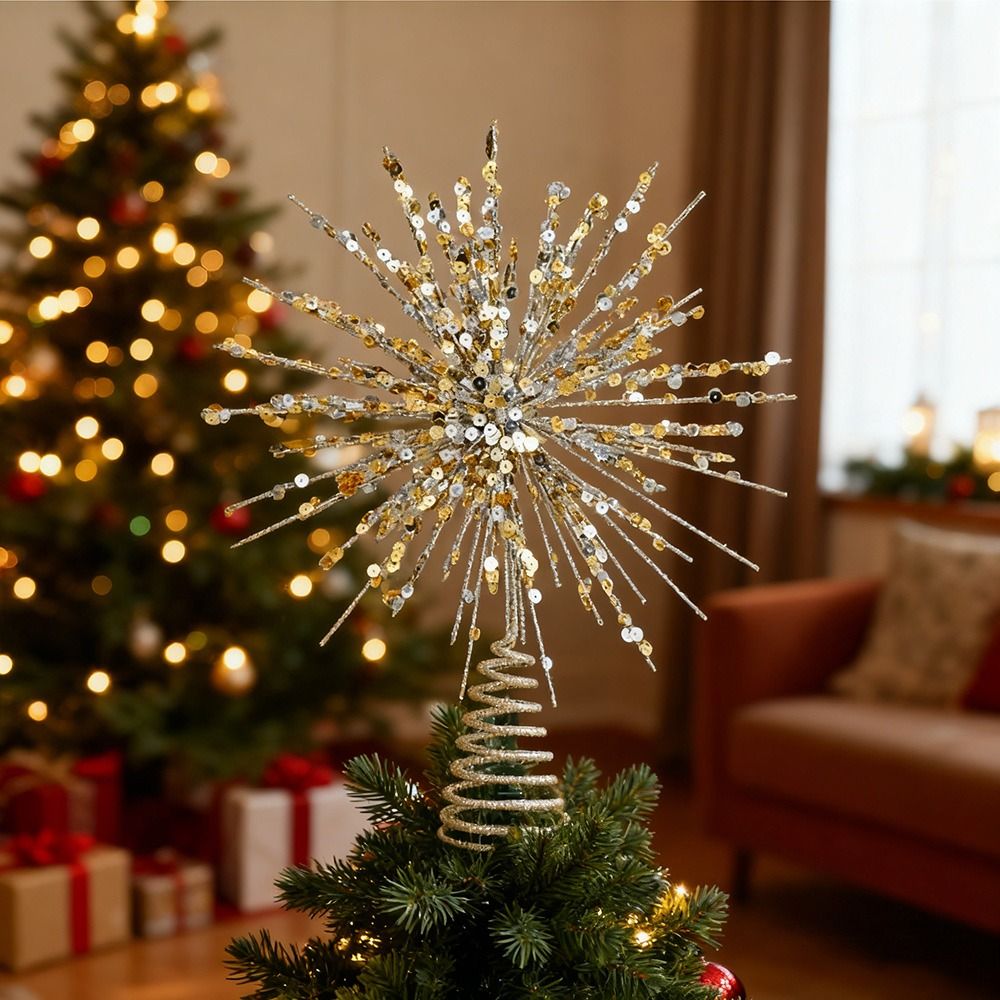 Adorno de estrella para árbol  - Star Tree Topper reseña y precio