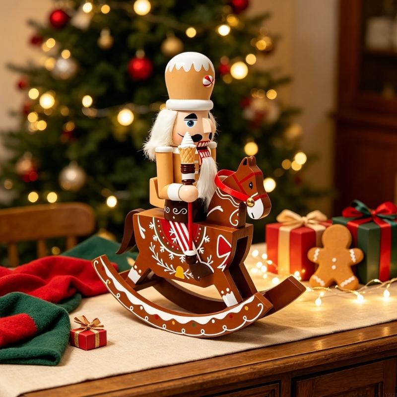 cascanueces madera sobre cabal - Nutcracker Figurine reseña y precio