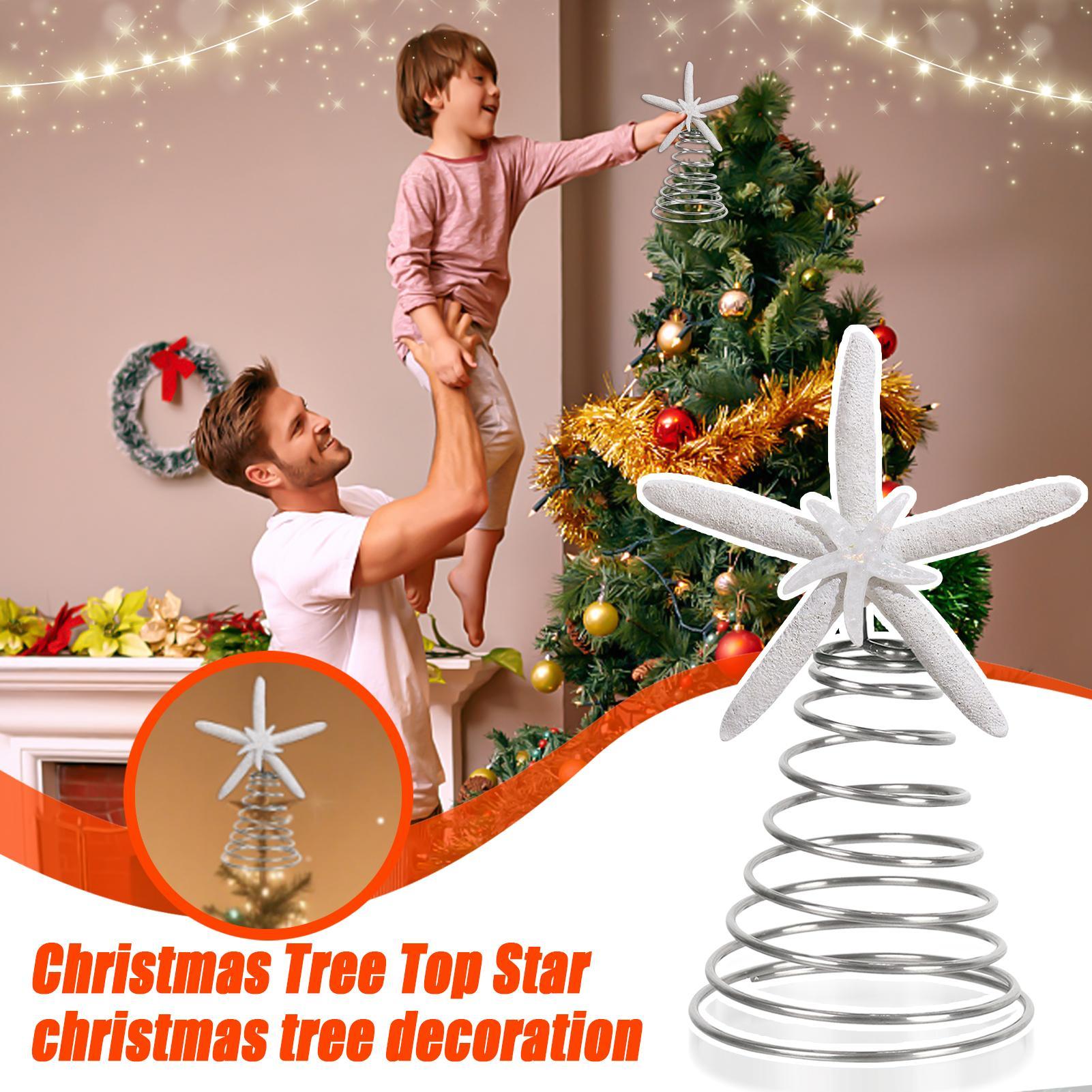 Adorno para árbol de Navidad,  - Star Tree Topper reseña y precio