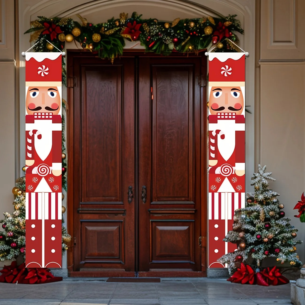 Juego de Pancartas Navideñas c - Nutcracker Figurine reseña y precio