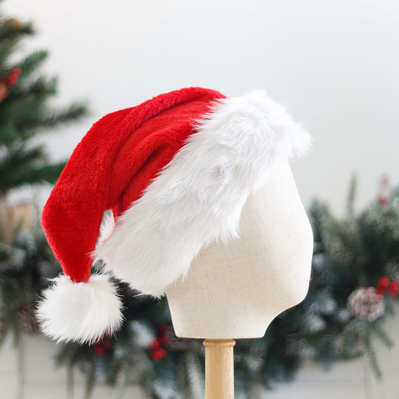 Gorro de Navidad de felpa gran - Santa Hat Plush reseña y precio